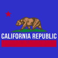 California Republic State Flag Cool Gift Zip Tote Bag