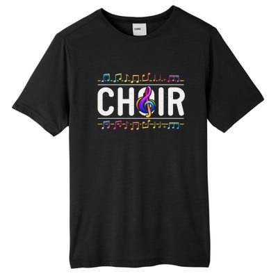 Choir Retro Singer Musician Teacher Choir Director Music Gift Tall Fusion ChromaSoft Performance T-Shirt