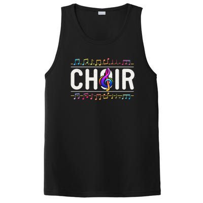 Choir Retro Singer Musician Teacher Choir Director Music Gift PosiCharge Competitor Tank