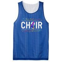 Choir Retro Singer Musician Teacher Choir Director Music Gift Mesh Reversible Basketball Jersey Tank