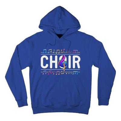 Choir Retro Singer Musician Teacher Choir Director Music Gift Tall Hoodie