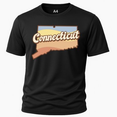 Connecticut Retro Sunset Logo Performance Shirt