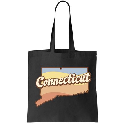 Connecticut Retro Sunset Logo Bag