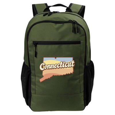 Connecticut Retro Sunset Logo Backpack
