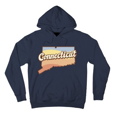 Connecticut Retro Sunset Logo Hoodie