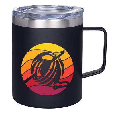 Crochet Retro Style Vintage 12oz Stainless Steel Coffee Mug