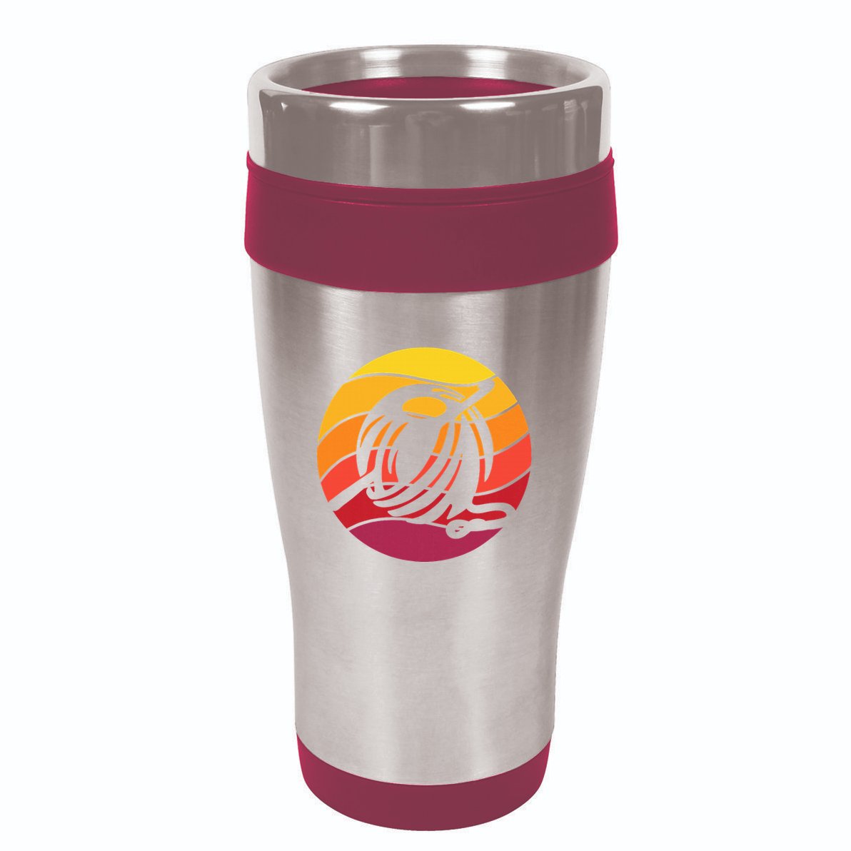 Crochet Retro Style Vintage 16oz Travel Tumbler