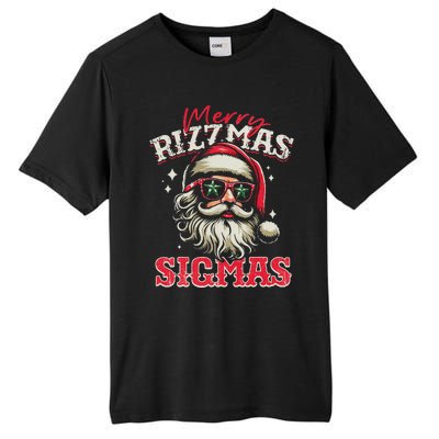 Christmas Rizz Santa Claus Charisma Cool Tall Fusion ChromaSoft Performance T-Shirt