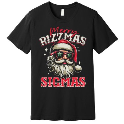 Christmas Rizz Santa Claus Charisma Cool Premium T-Shirt