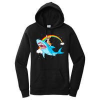 Chihuahua Riding Shark Women's Pullover Hoodie