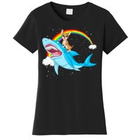 Chihuahua Riding Shark Women's T-Shirt