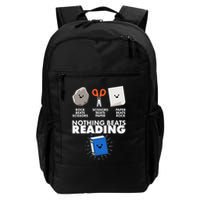 Cute Rock Scissors Paper Nothing Beats Reading Backpack