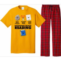 Cute Rock Scissors Paper Nothing Beats Reading Pajama Set