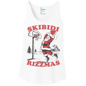 Christmas Rizz Santa Claus Basketball Ladies Essential Tank