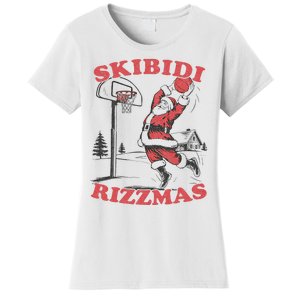 Christmas Rizz Santa Claus Basketball Women's T-Shirt