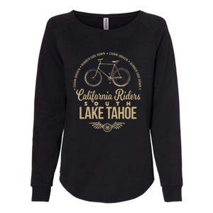 California Riders South Lake Tahoe Bicycle Cycling Womens California Wash Sweatshirt