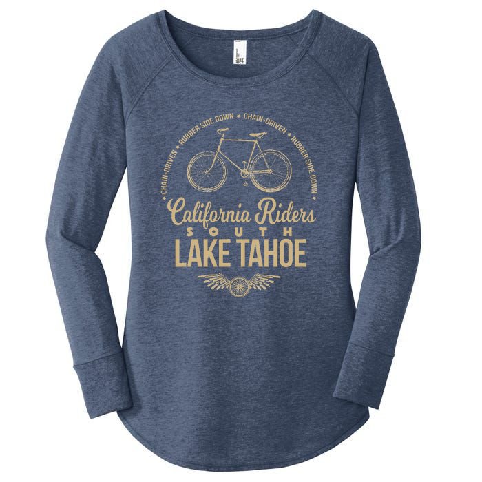 California Riders South Lake Tahoe Bicycle Cycling Women's Perfect Tri Tunic Long Sleeve Shirt