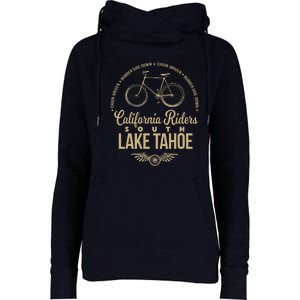 California Riders South Lake Tahoe Bicycle Cycling Womens Funnel Neck Pullover Hood