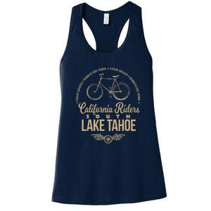 California Riders South Lake Tahoe Bicycle Cycling Women's Racerback Tank