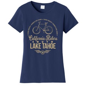 California Riders South Lake Tahoe Bicycle Cycling Women's T-Shirt