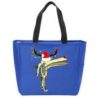 Christmas Reindeer Speculum Nurse OBGYN L&D Nursing Xmas Zip Tote Bag