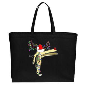 Christmas Reindeer Speculum Nurse OBGYN L&D Nursing Xmas Cotton Canvas Jumbo Tote