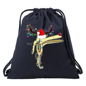 Christmas Reindeer Speculum Nurse OBGYN L&D Nursing Xmas Drawstring Bag