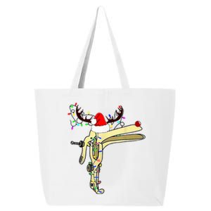 Christmas Reindeer Speculum Nurse OBGYN L&D Nursing Xmas 25L Jumbo Tote