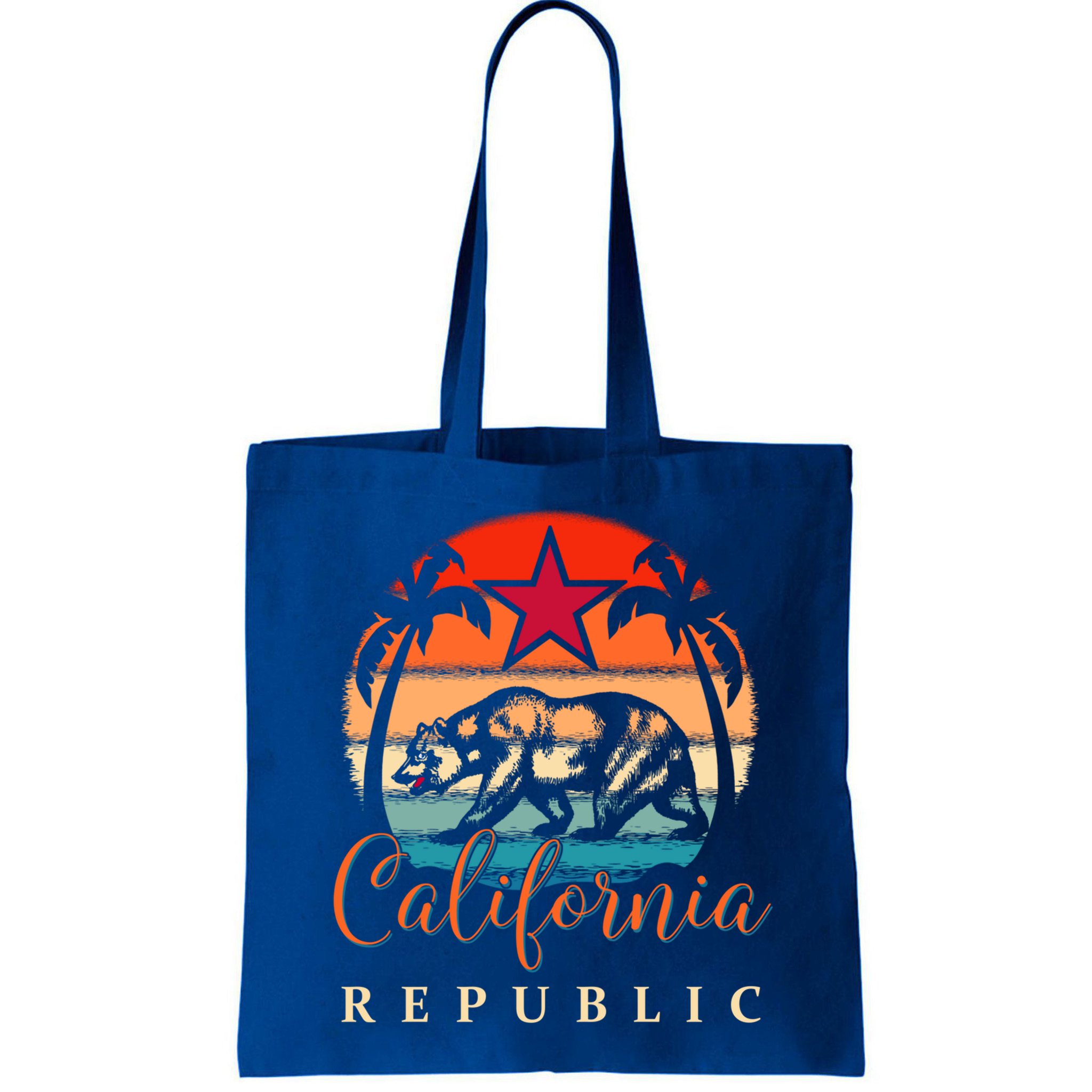 California Republic Socal Norcal Flag Cencal Cali Vintage Cute Gift Bag