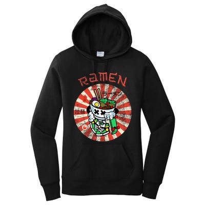 Cute Ramen Skater Kawaii Anime Skateboard Lover Ns Women's Pullover Hoodie