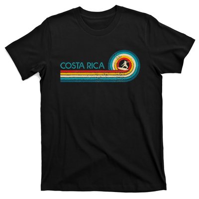 Costa Rica Surf Vintage Beach Surfer Surfing Gift T-Shirt