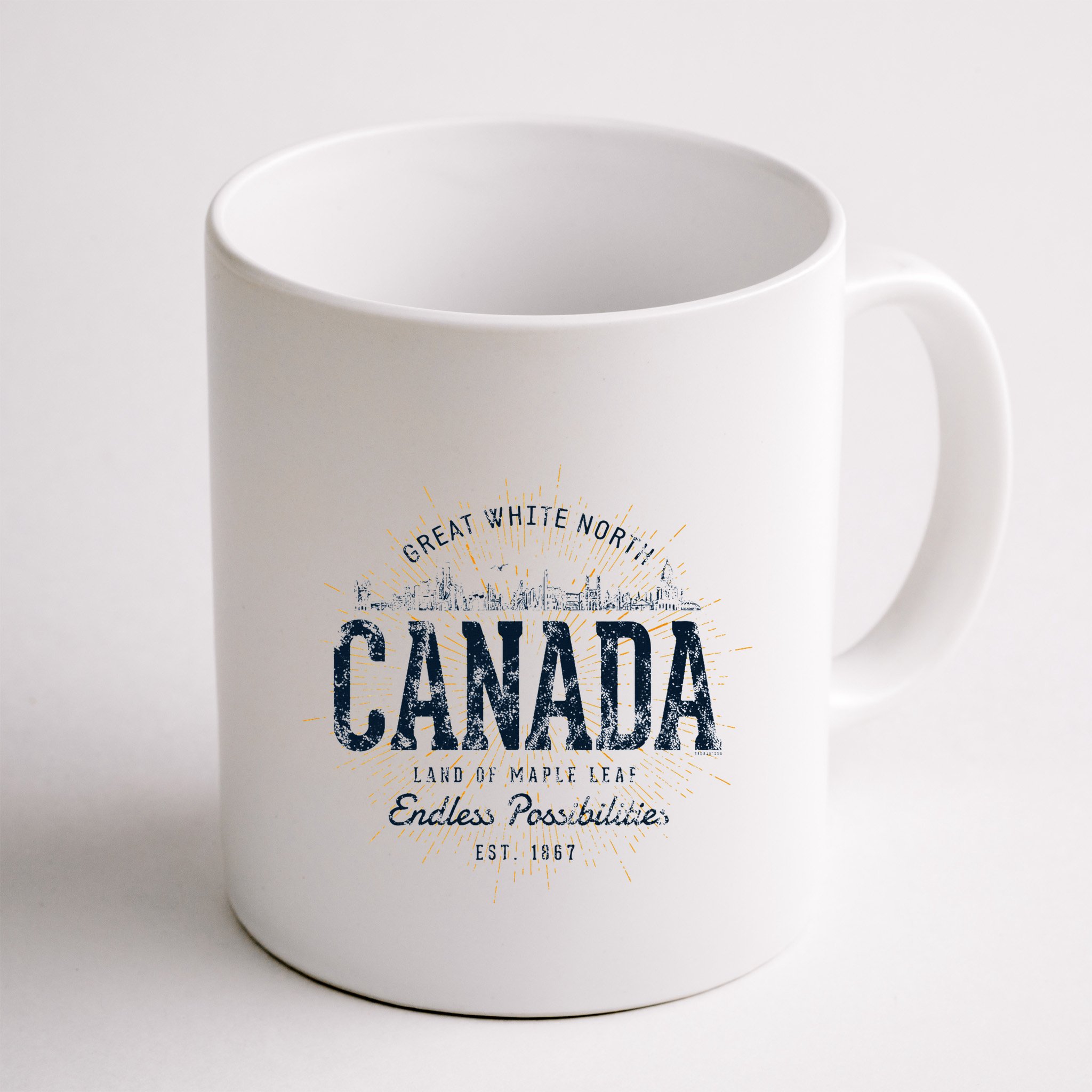 Canada Retro Style Vintage Canada Mug