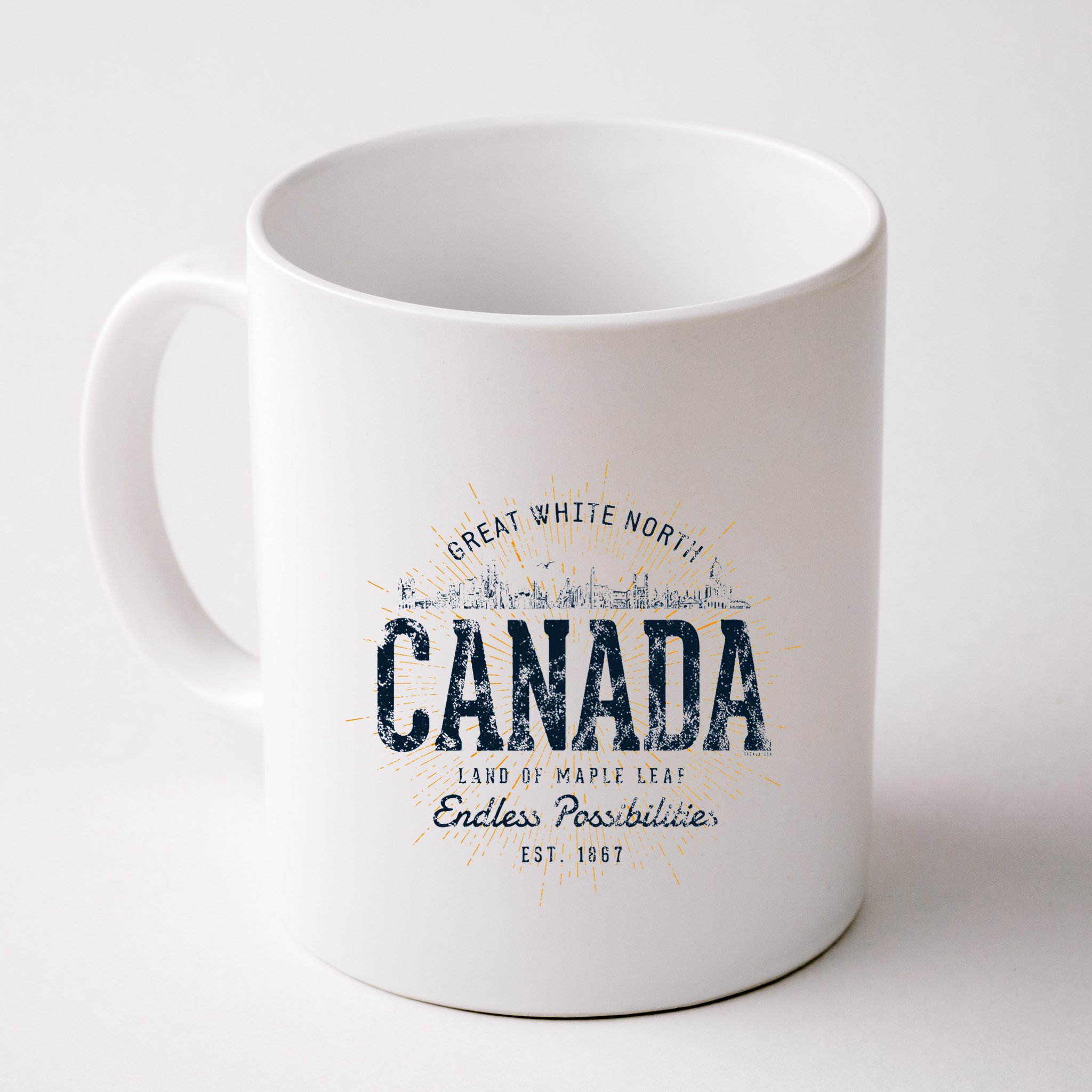Canada Retro Style Vintage Canada Mug
