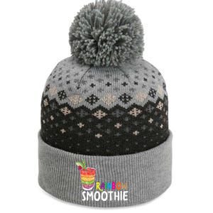 Cool Rainbow Smoothie Lgbtq Fruits Fitness Junkies Gift The Baniff Cuffed Pom Beanie