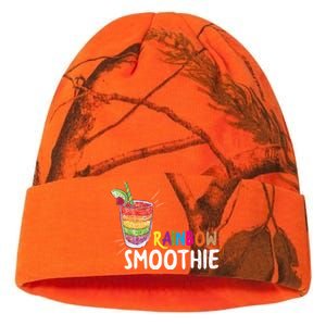 Cool Rainbow Smoothie Lgbtq Fruits Fitness Junkies Gift Kati Licensed 12" Camo Beanie