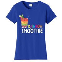 Cool Rainbow Smoothie Lgbtq Fruits Fitness Junkies Gift Women's T-Shirt