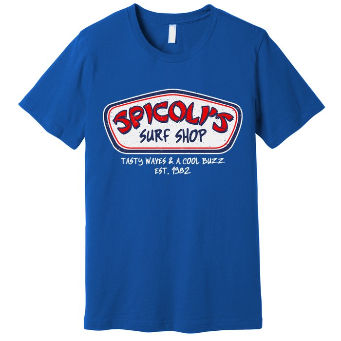Cool Retro Spicoli’S Surf Shop Logo Premium T-Shirt