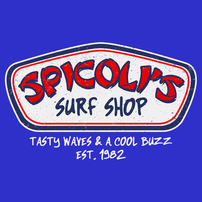 Cool Retro Spicoli’S Surf Shop Logo Premium T-Shirt