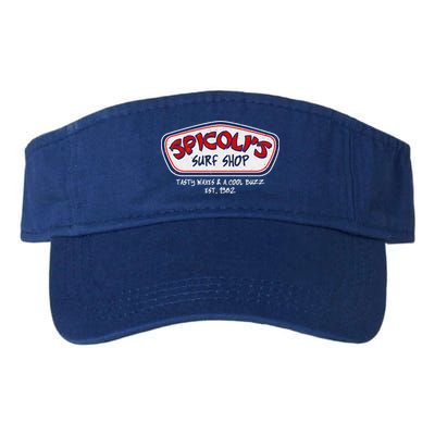 Cool Retro Spicoli’S Surf Shop Logo Visor