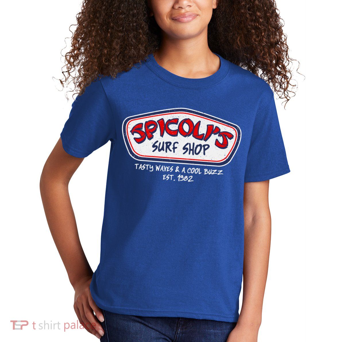 Cool Retro Spicoli’S Surf Shop Logo Kids T-Shirt