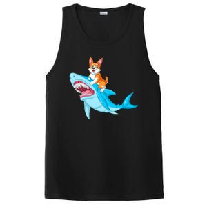 Corgi Riding Shark PosiCharge Competitor Tank