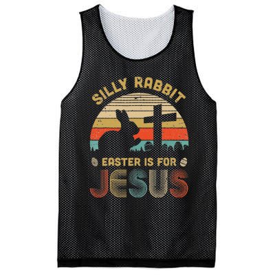 Christian Religious Silly Rabbit Easter Is For Jesus Mesh Reversible Basketball Jersey Tank