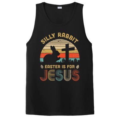 Christian Religious Silly Rabbit Easter Is For Jesus PosiCharge Competitor Tank