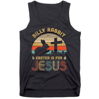 Christian Religious Silly Rabbit Easter Is For Jesus Tank Top