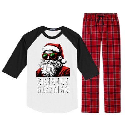 Christmas Rizz Santa Claus Charisma Cool Raglan Sleeve Pajama Set