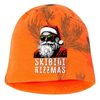 Christmas Rizz Santa Claus Charisma Cool Kati - Camo Knit Beanie