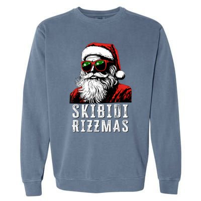 Christmas Rizz Santa Claus Charisma Cool Garment-Dyed Sweatshirt