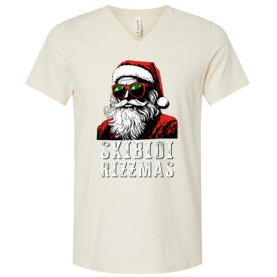 Christmas Rizz Santa Claus Charisma Cool V-Neck T-Shirt