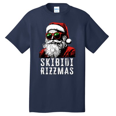 Christmas Rizz Santa Claus Charisma Cool Tall T-Shirt