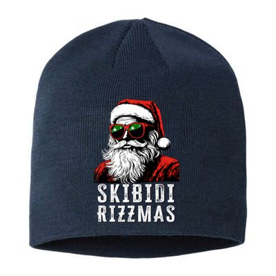 Christmas Rizz Santa Claus Charisma Cool Sustainable Beanie